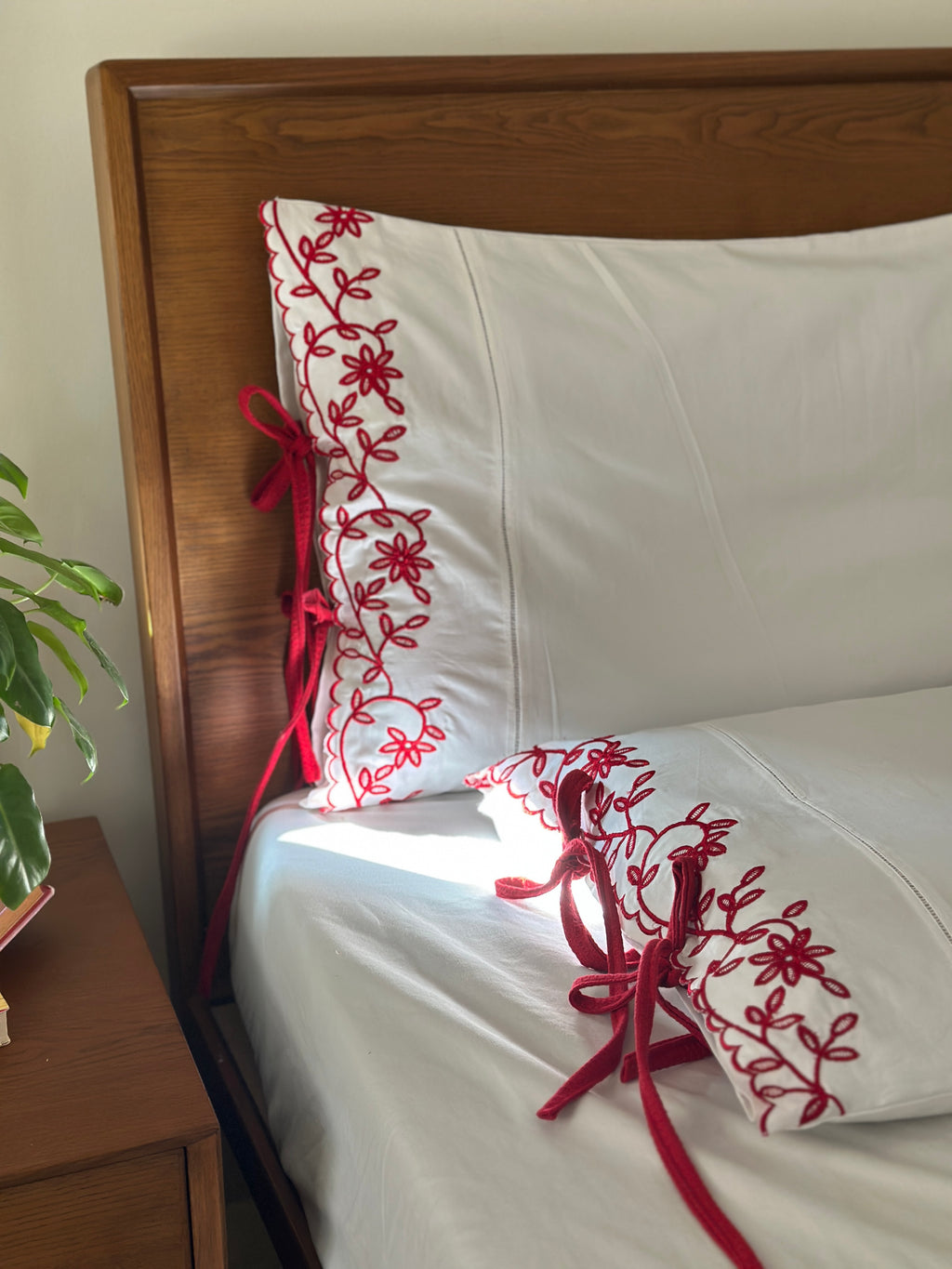 Crimson Vine Pillows