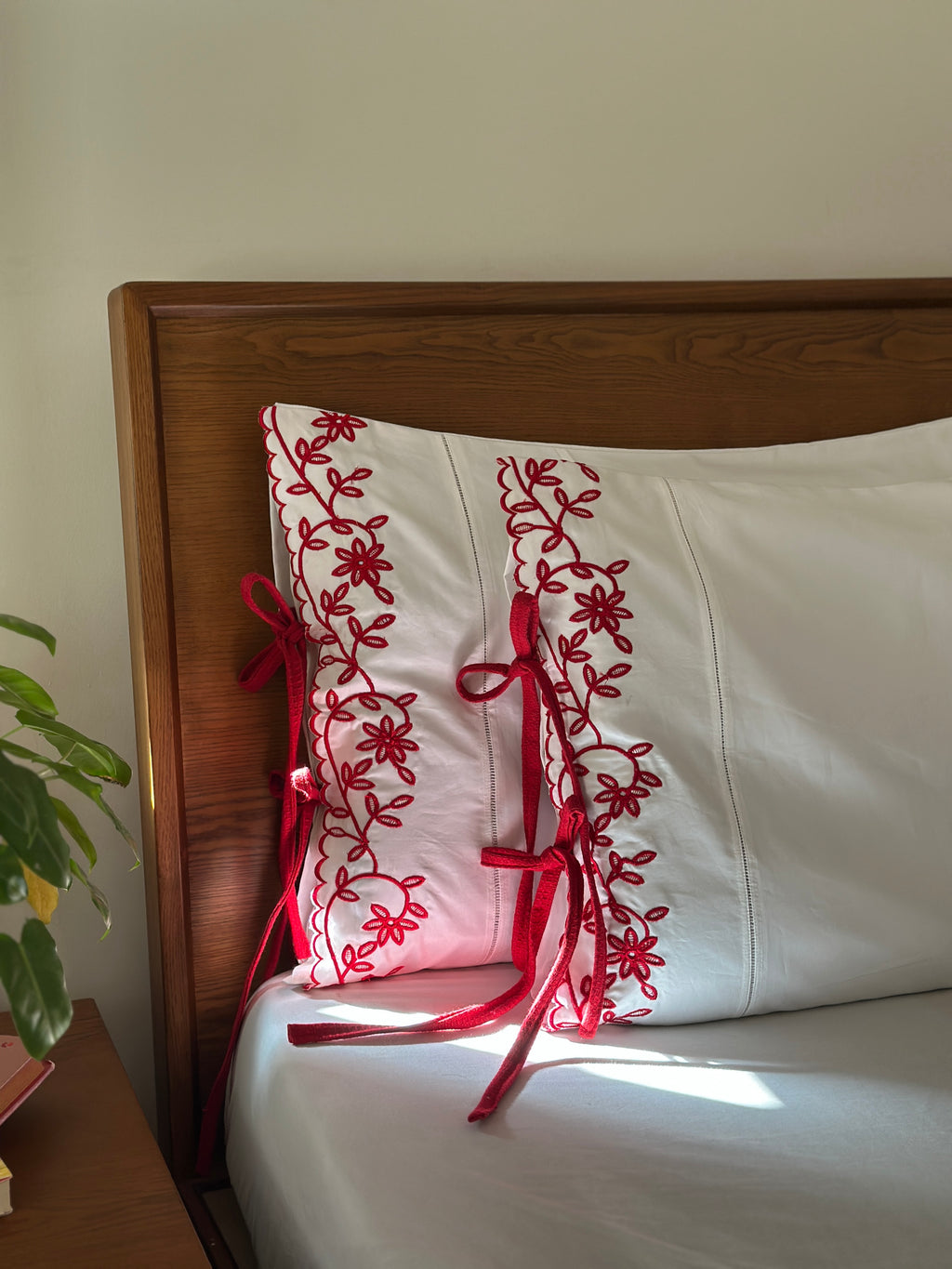 Crimson Vine Pillows