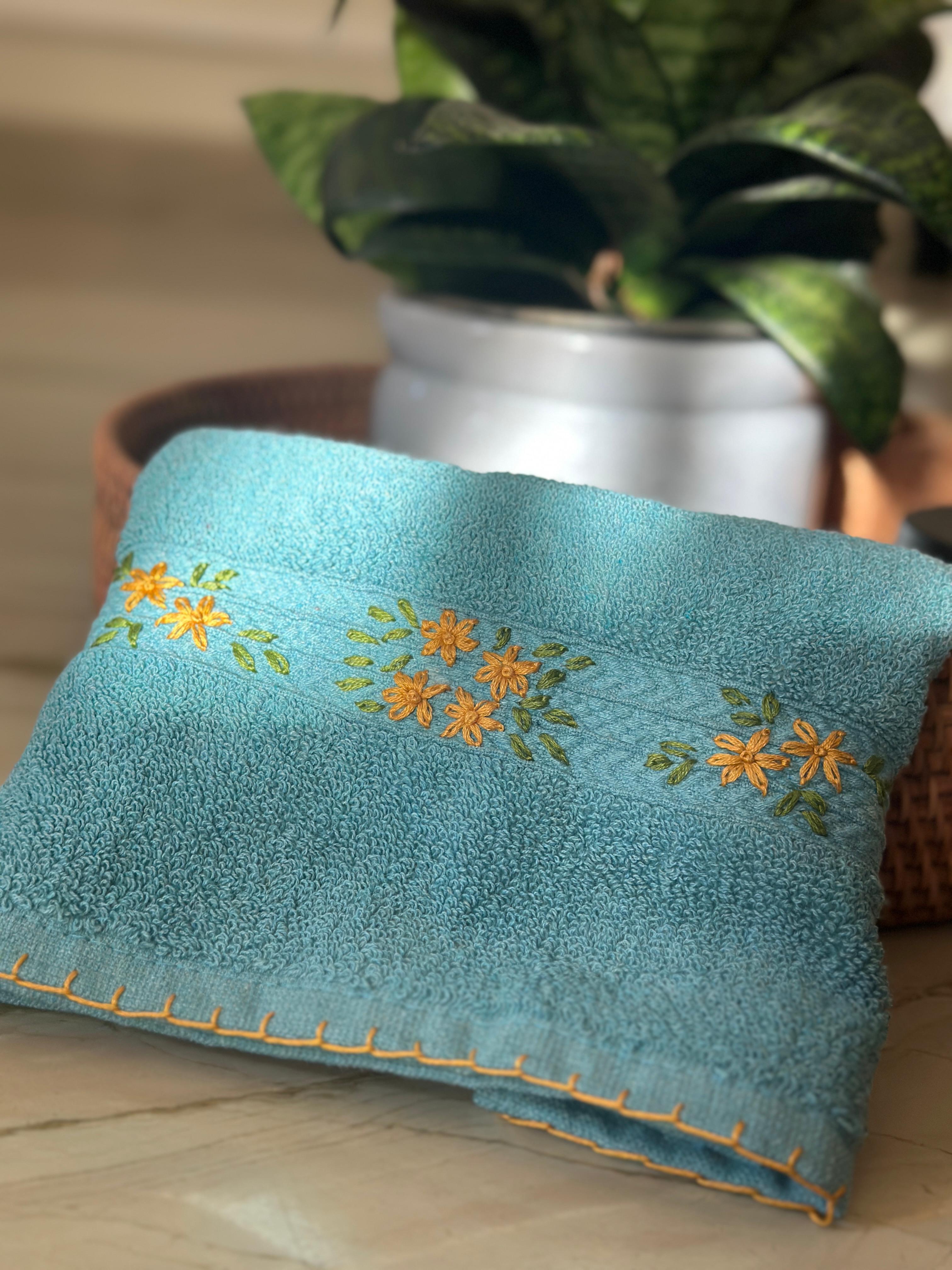 Embroidery Teal