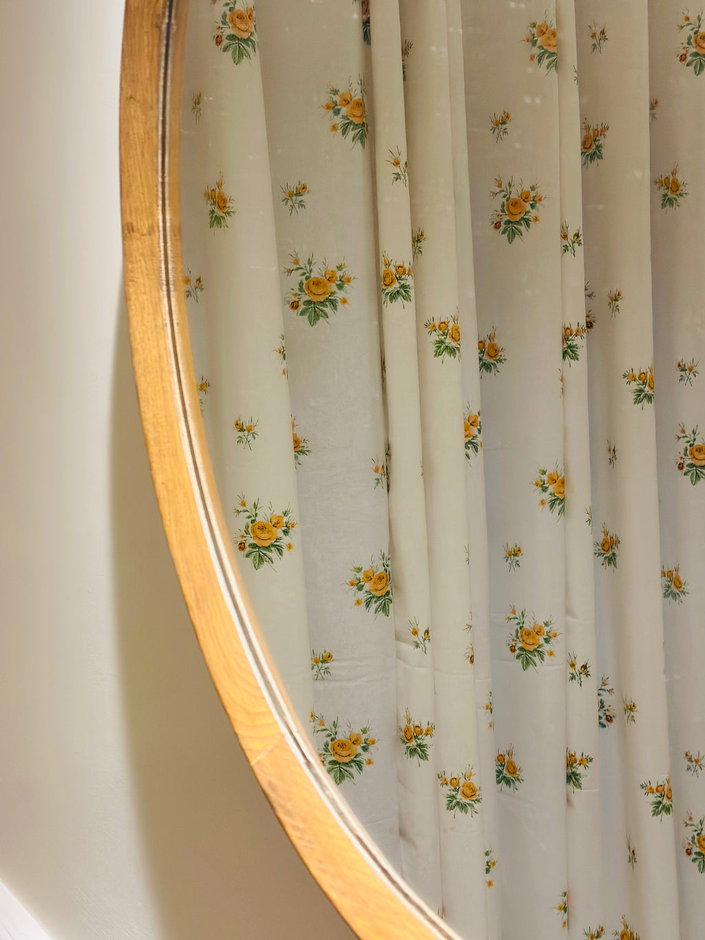 Golden Sprig Opaque Curtain