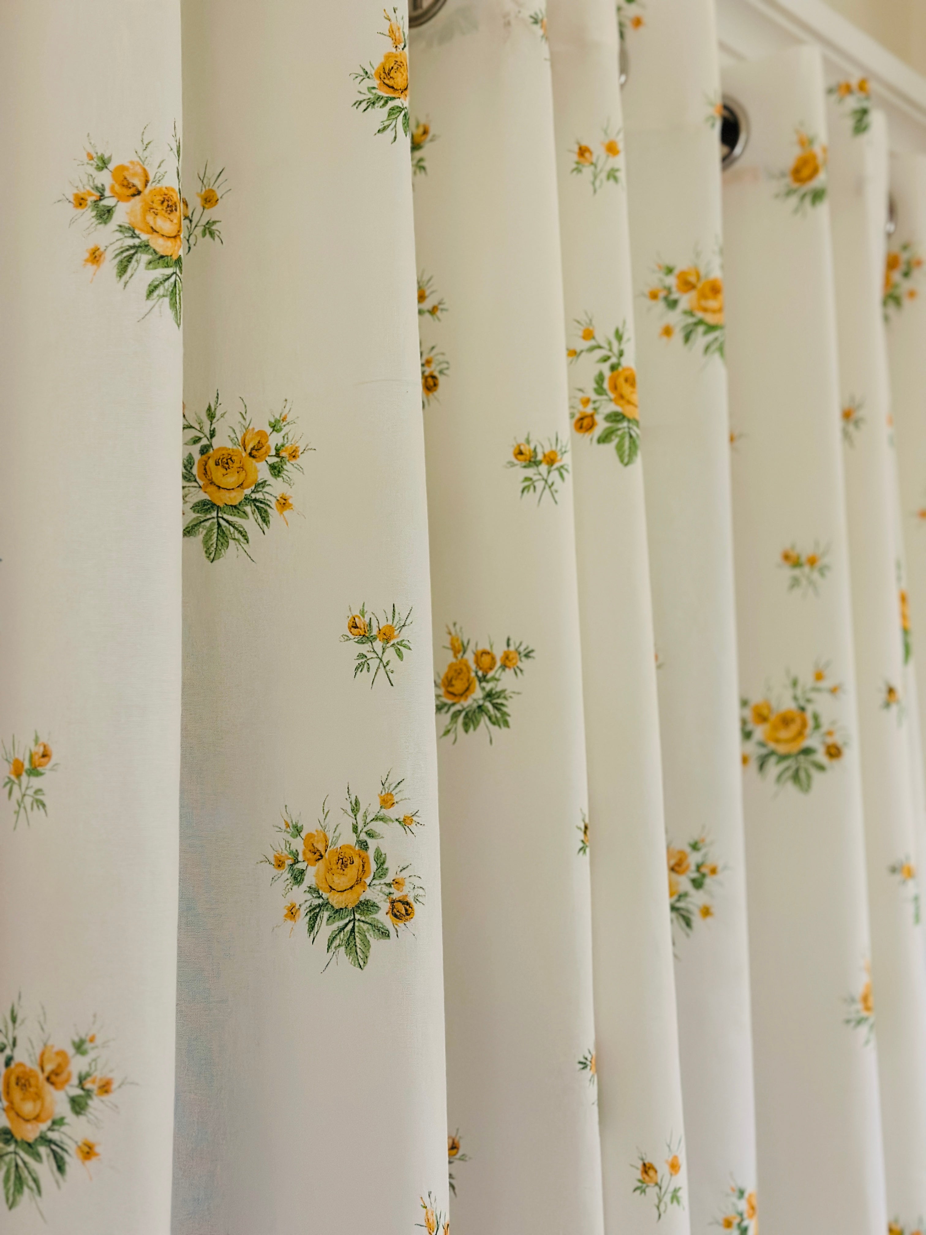 Golden Sprig Opaque Curtain