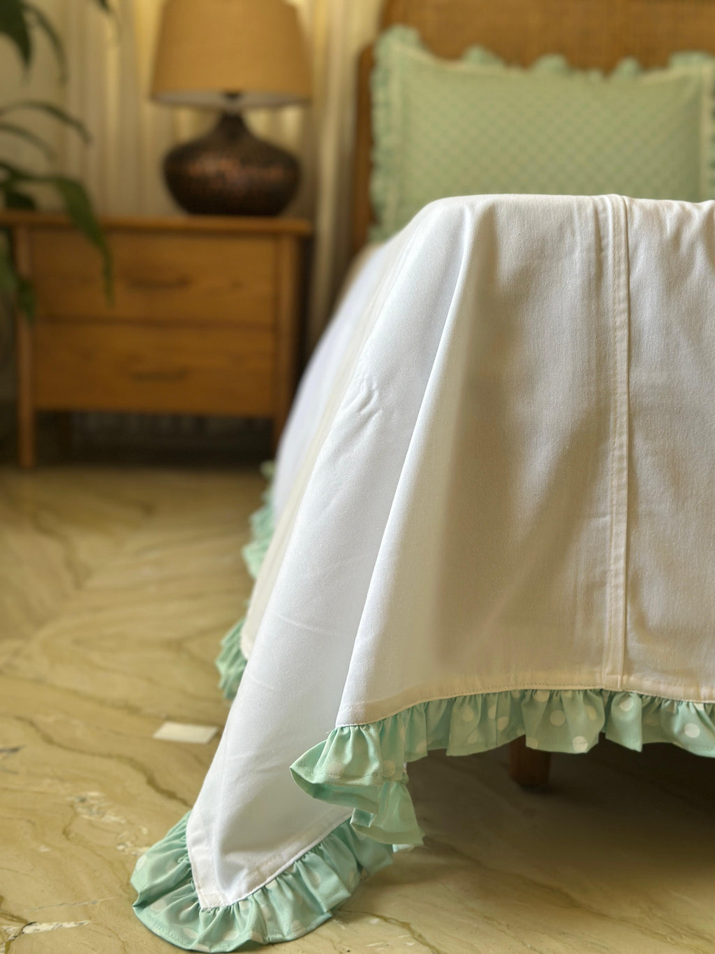 Lime Breeze Bedsheet