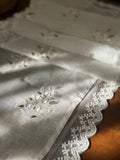 White Linen Runner