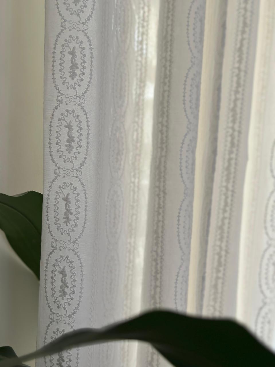 Whispers of White - Semisheer Curtain