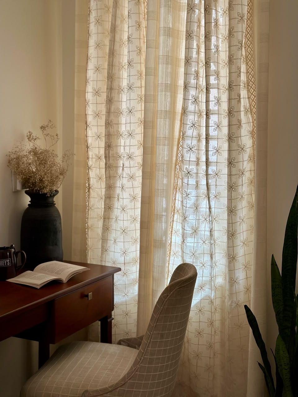 Aster Semi Sheer Curtain