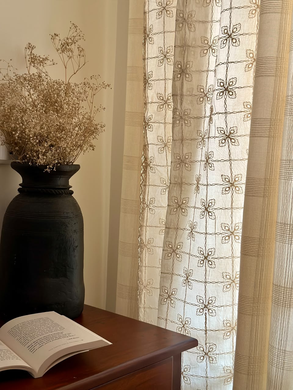 Aster Semi Sheer Curtain