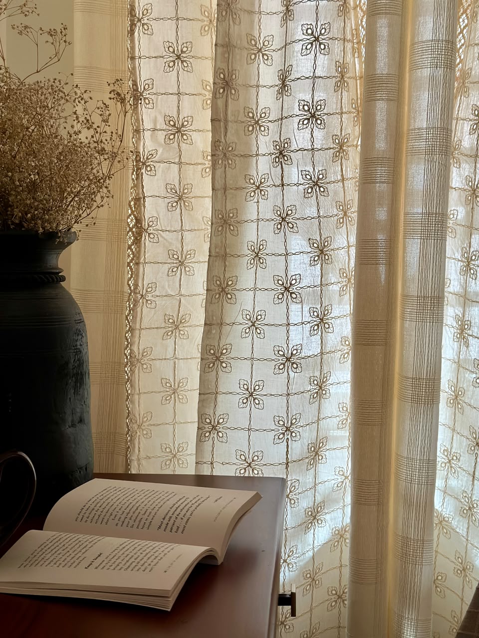 Aster Semi Sheer Curtain
