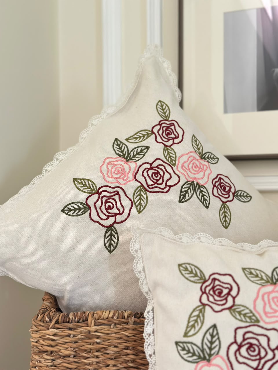 Whimsical Roses - Cushion Cover