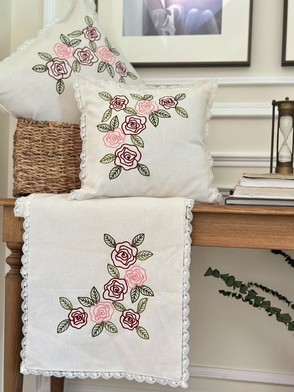 Whimsical Roses - Table Runner