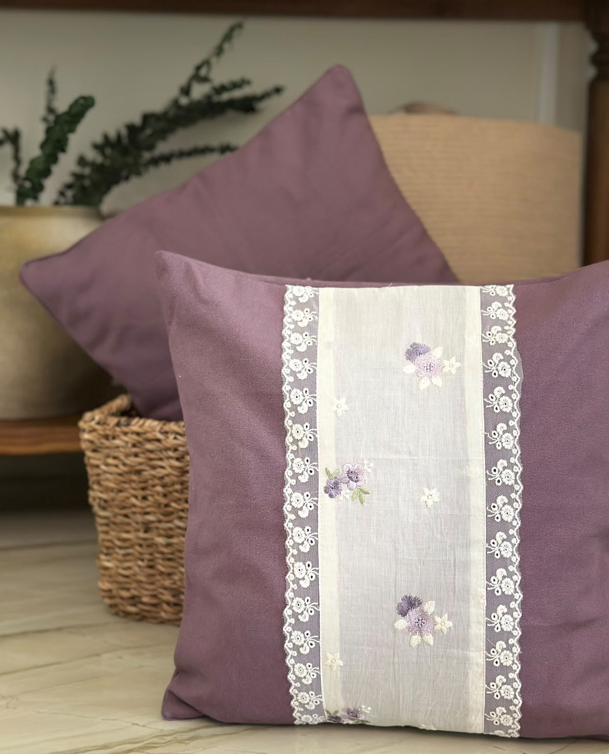 Lilac Cushion Cover