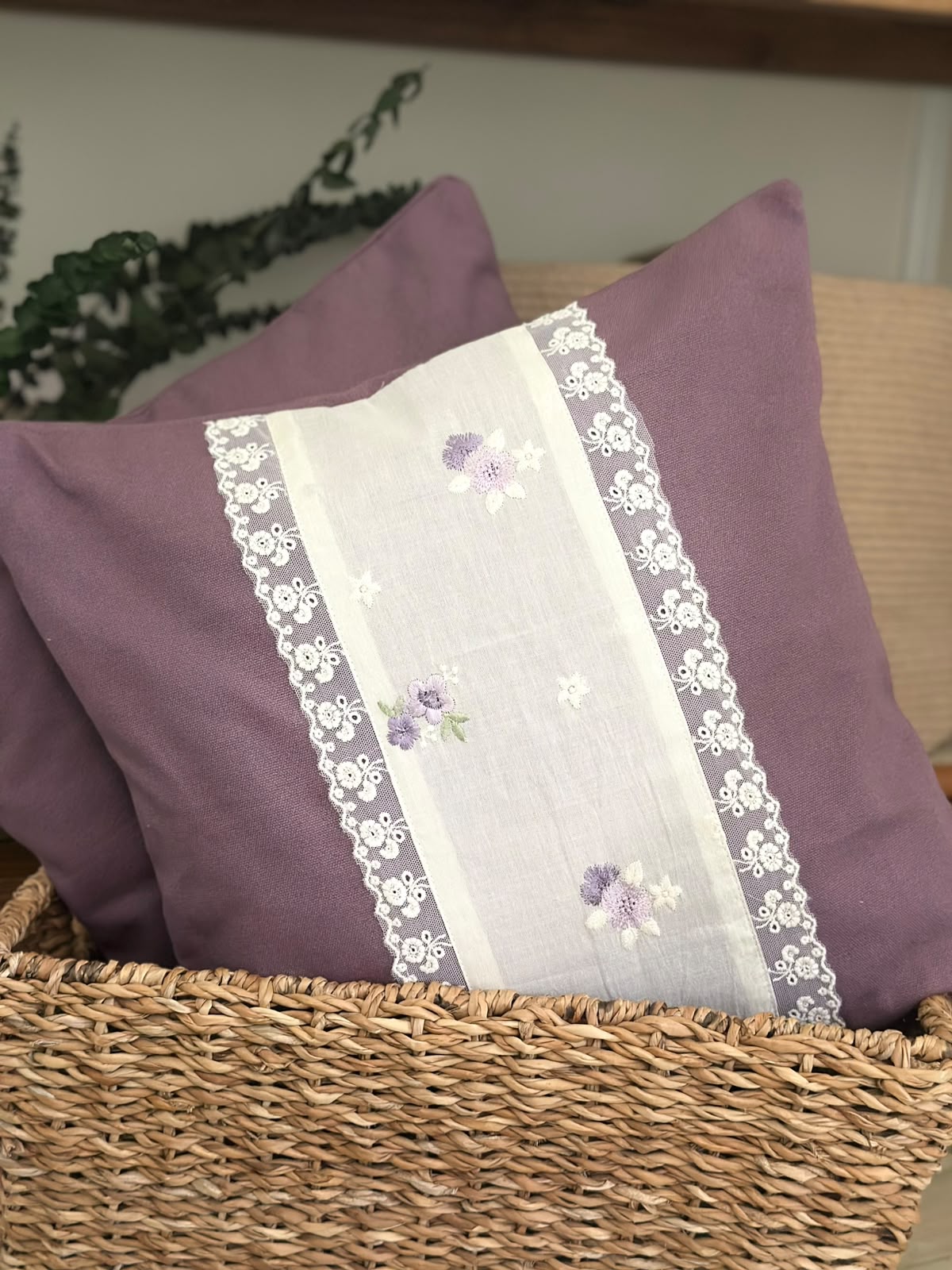 Lilac Cushion Cover