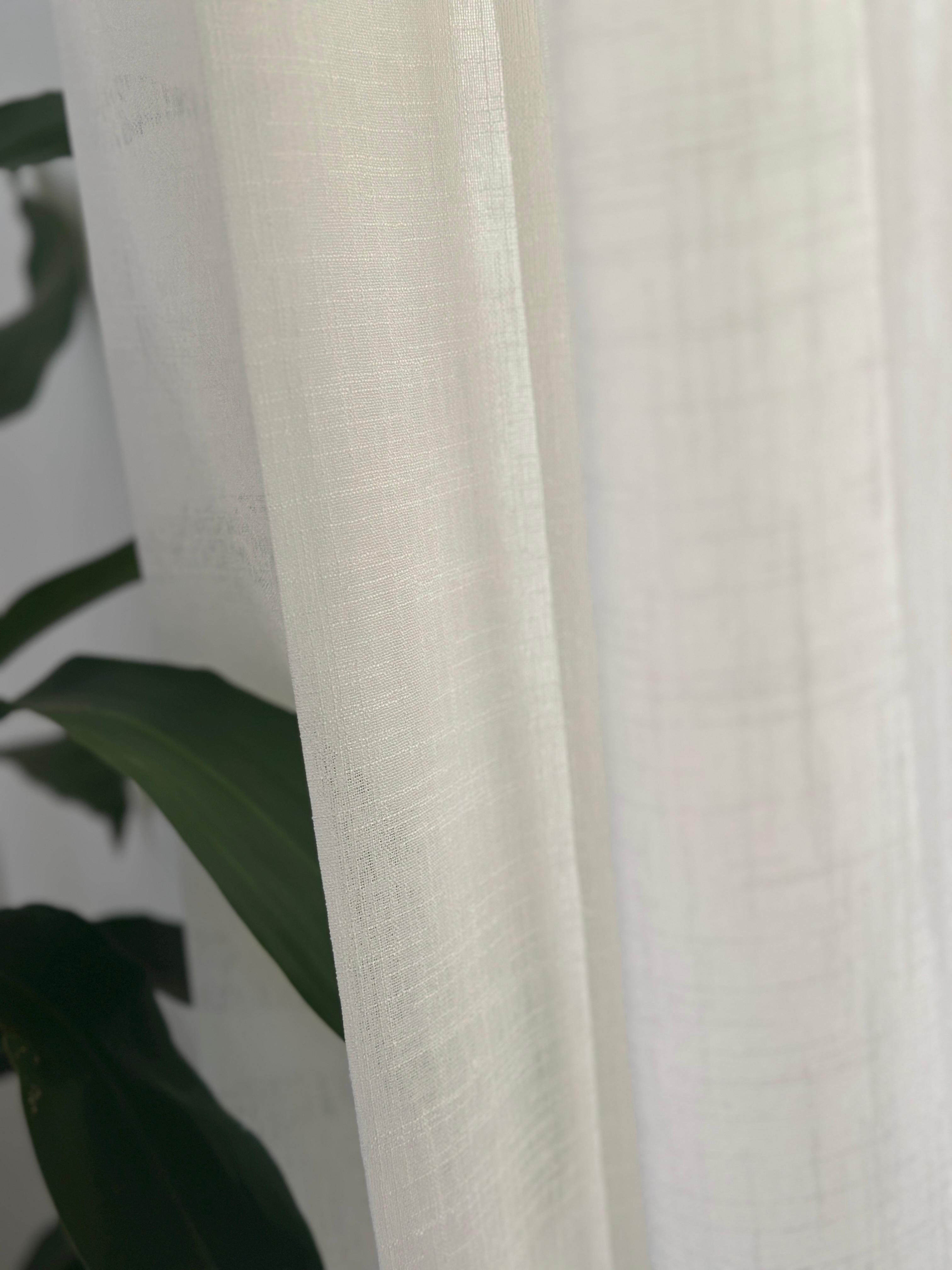 Ivory Vine Sheer Curtain